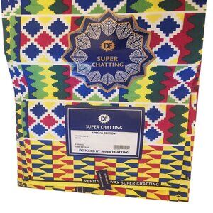 African Wax Print Fabric 6 yards NEW